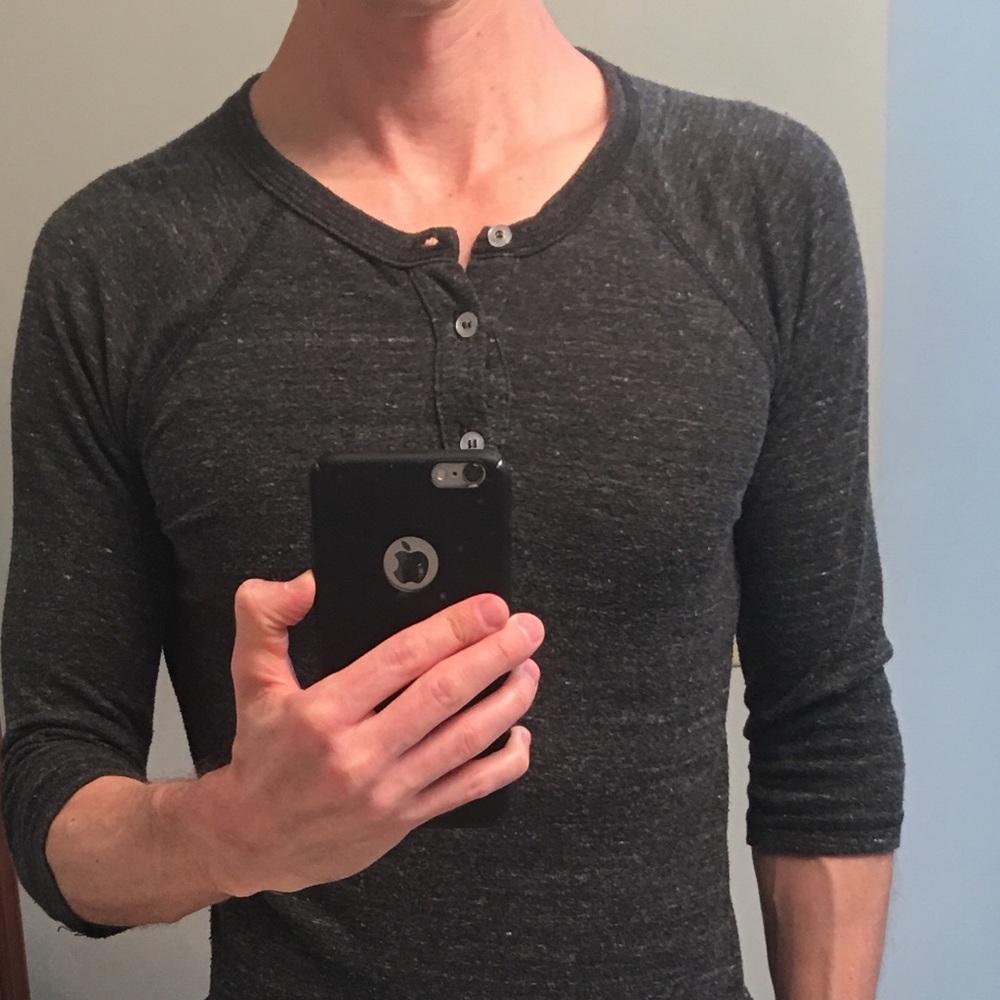 Slim fit henley